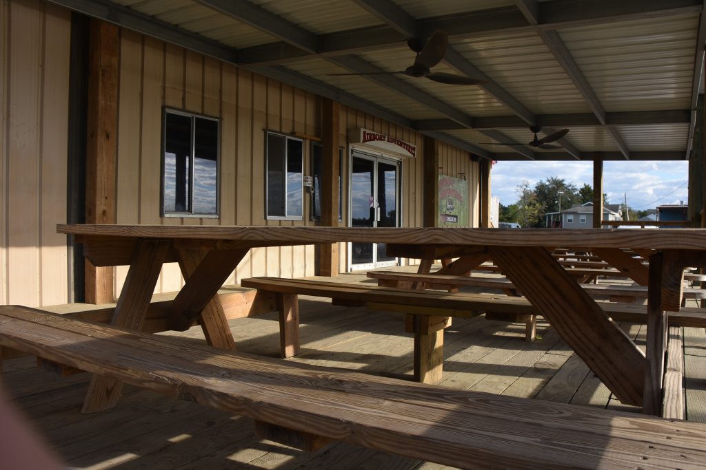 patio and dock to enjoy before or after the alligator tours