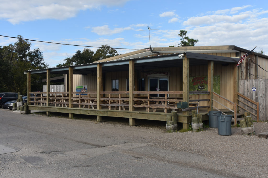 the patio at airboat adventures new orleans