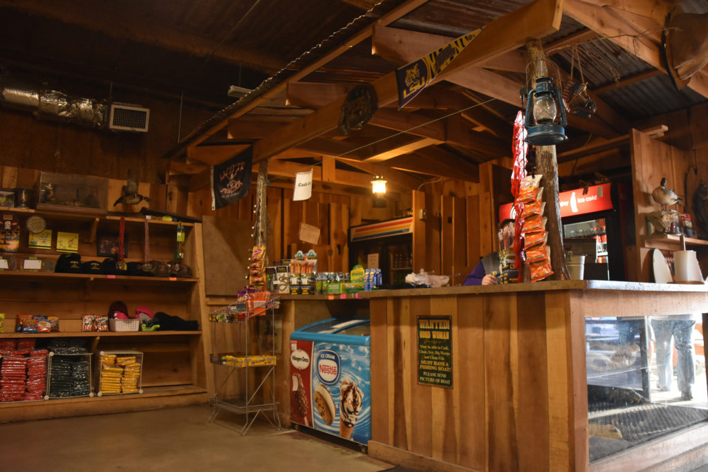 the store and gift shop at Airboat Adventures in NOLA, swamp tours new orleans